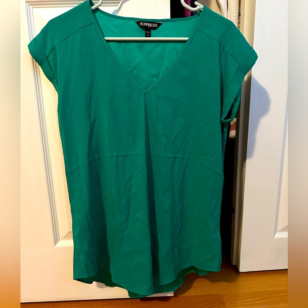 Women’s Express green blouse/shirt